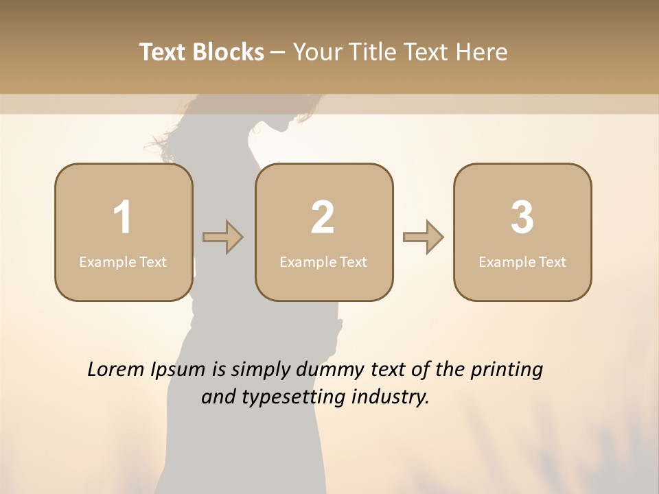 Person Young Woman PowerPoint Template