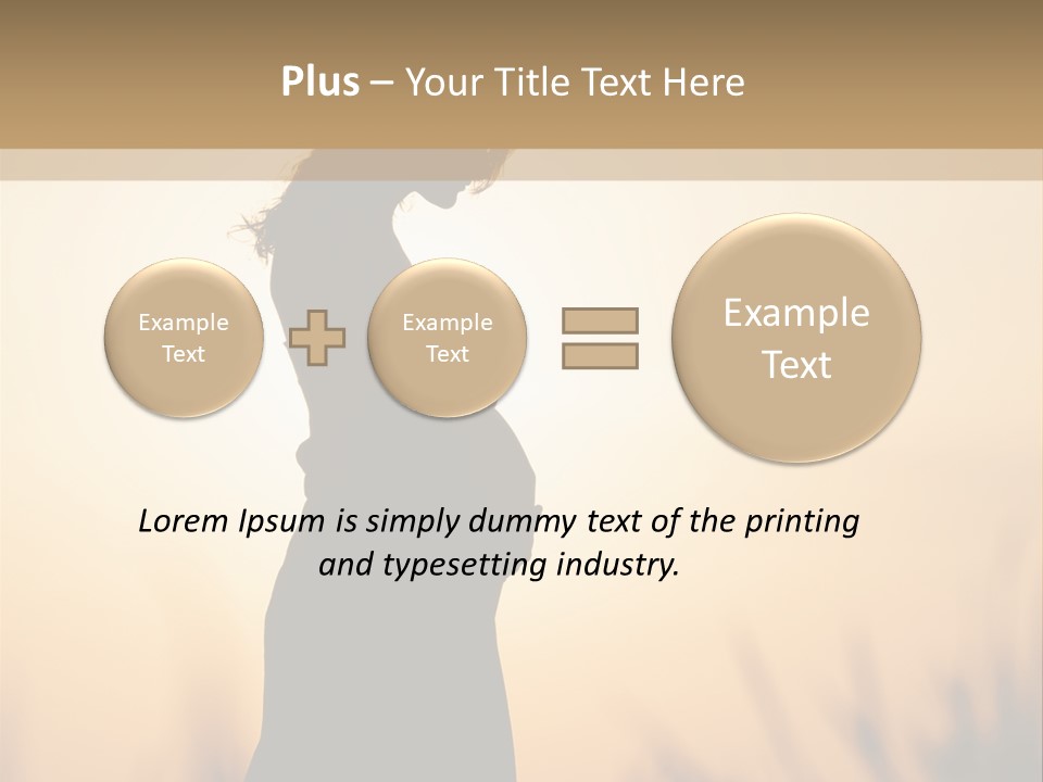 Person Young Woman PowerPoint Template