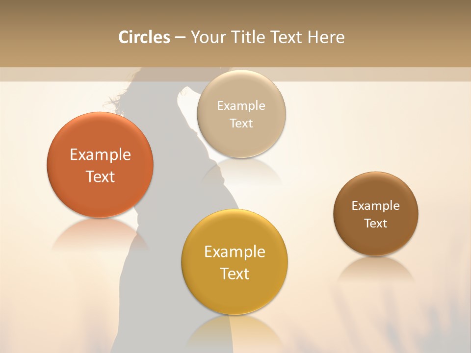 Person Young Woman PowerPoint Template