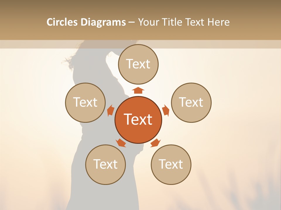 Person Young Woman PowerPoint Template