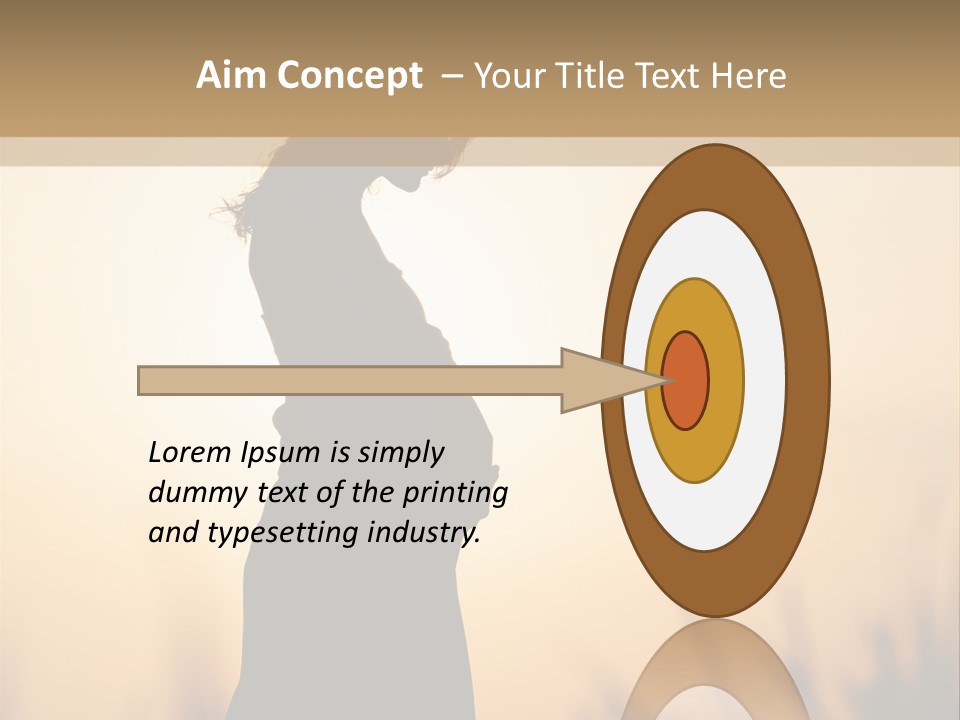 Person Young Woman PowerPoint Template