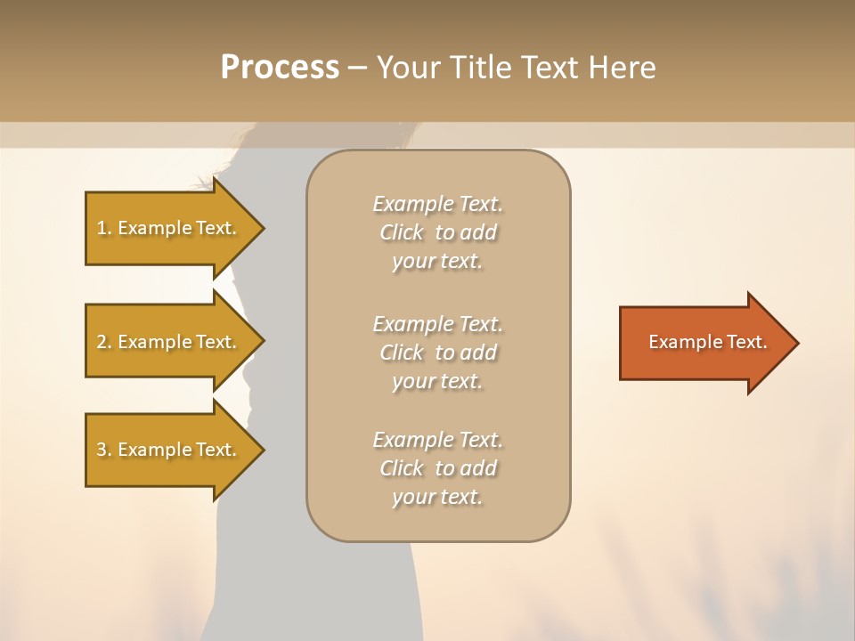 Person Young Woman PowerPoint Template