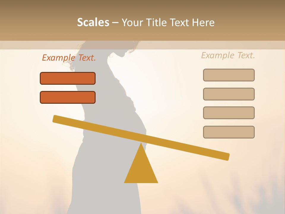 Person Young Woman PowerPoint Template