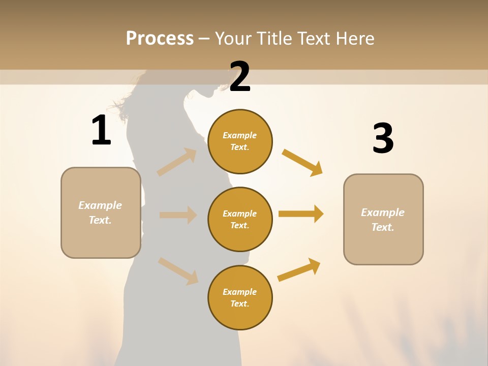 Person Young Woman PowerPoint Template