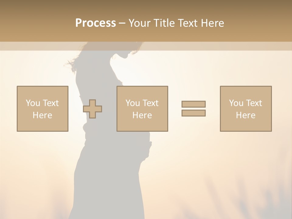 Person Young Woman PowerPoint Template