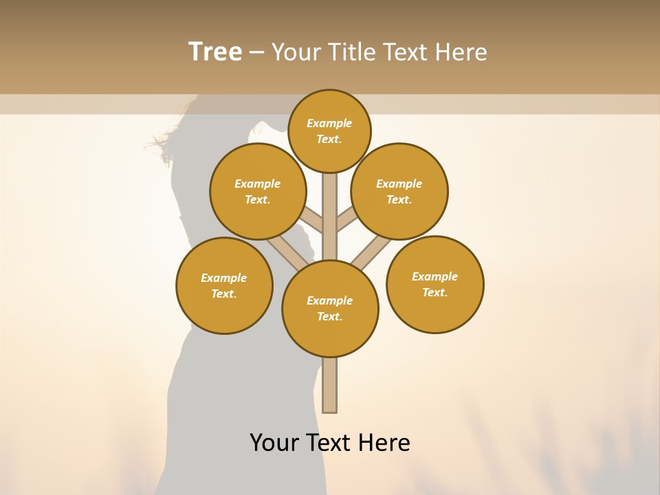 Person Young Woman PowerPoint Template