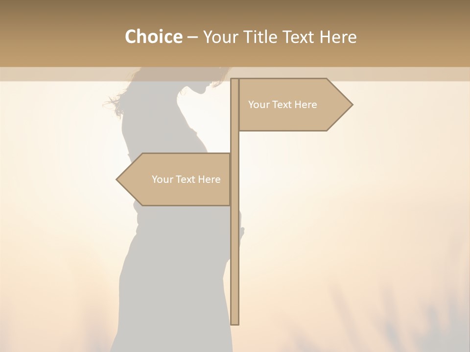 Person Young Woman PowerPoint Template