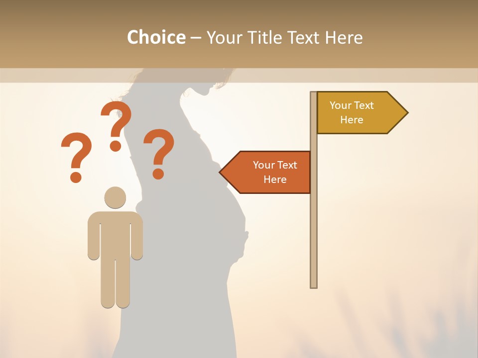 Person Young Woman PowerPoint Template