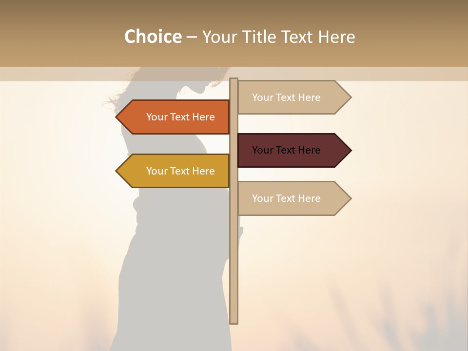 Person Young Woman PowerPoint Template