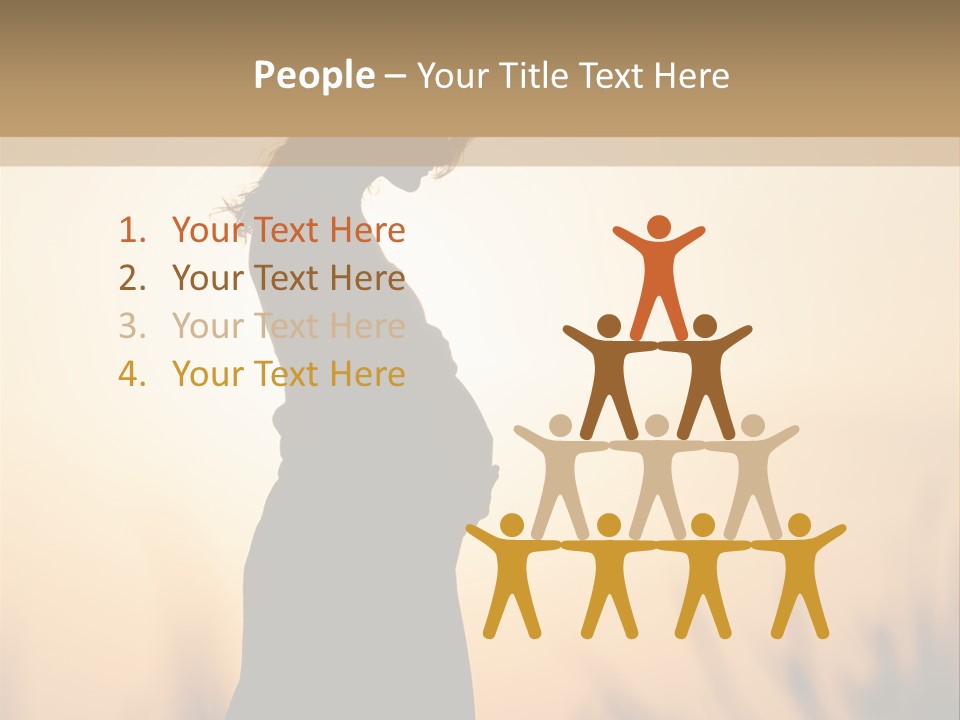 Person Young Woman PowerPoint Template