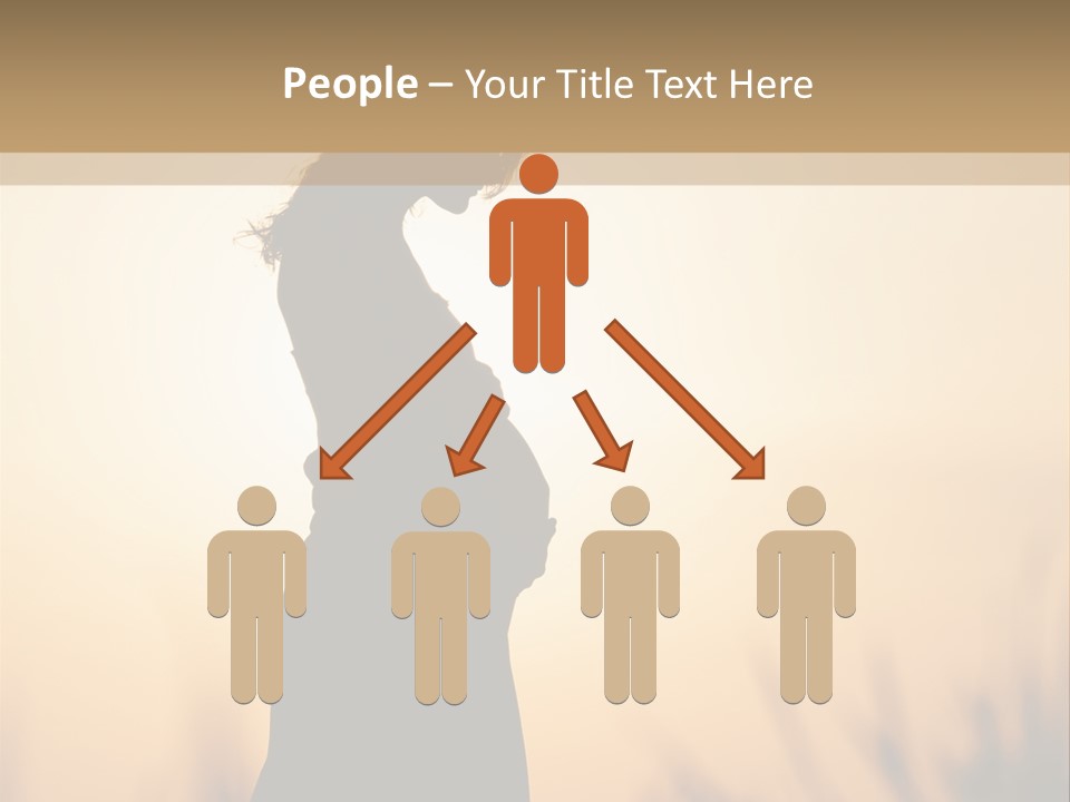 Person Young Woman PowerPoint Template