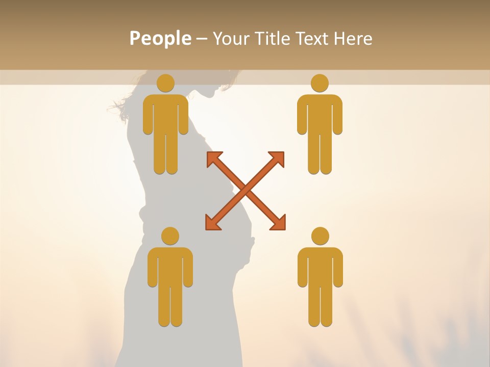 Person Young Woman PowerPoint Template