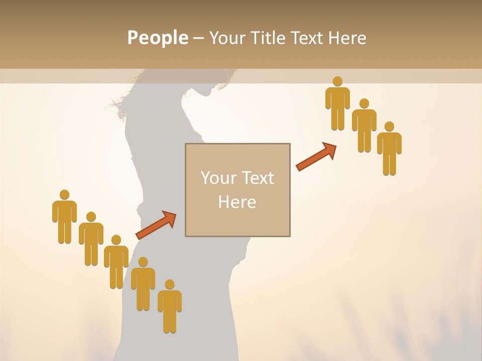 Person Young Woman PowerPoint Template