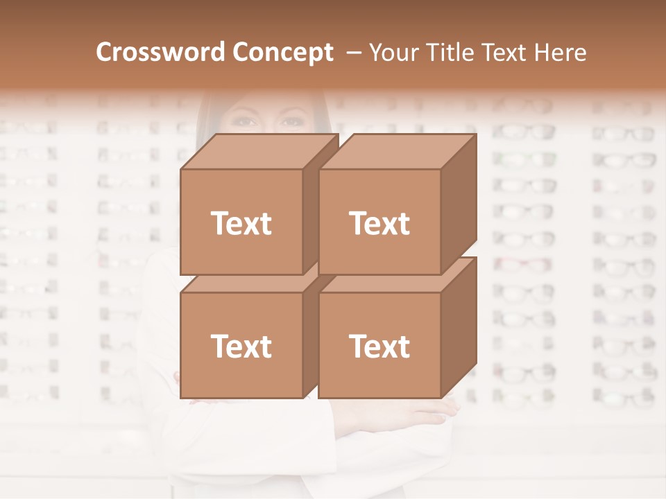 Store Shop Caucasian PowerPoint Template