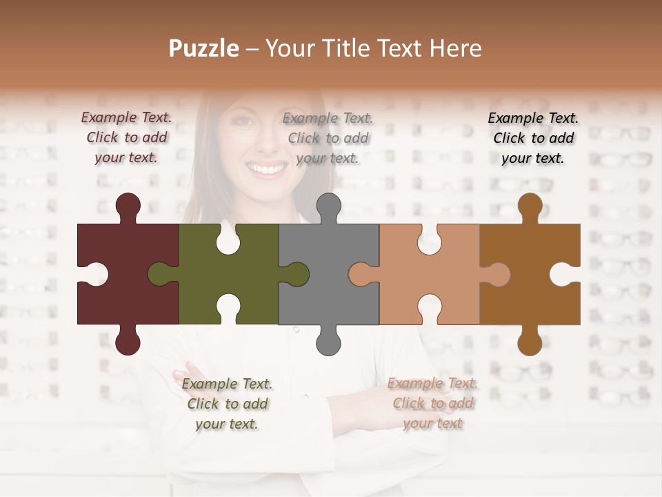 Store Shop Caucasian PowerPoint Template