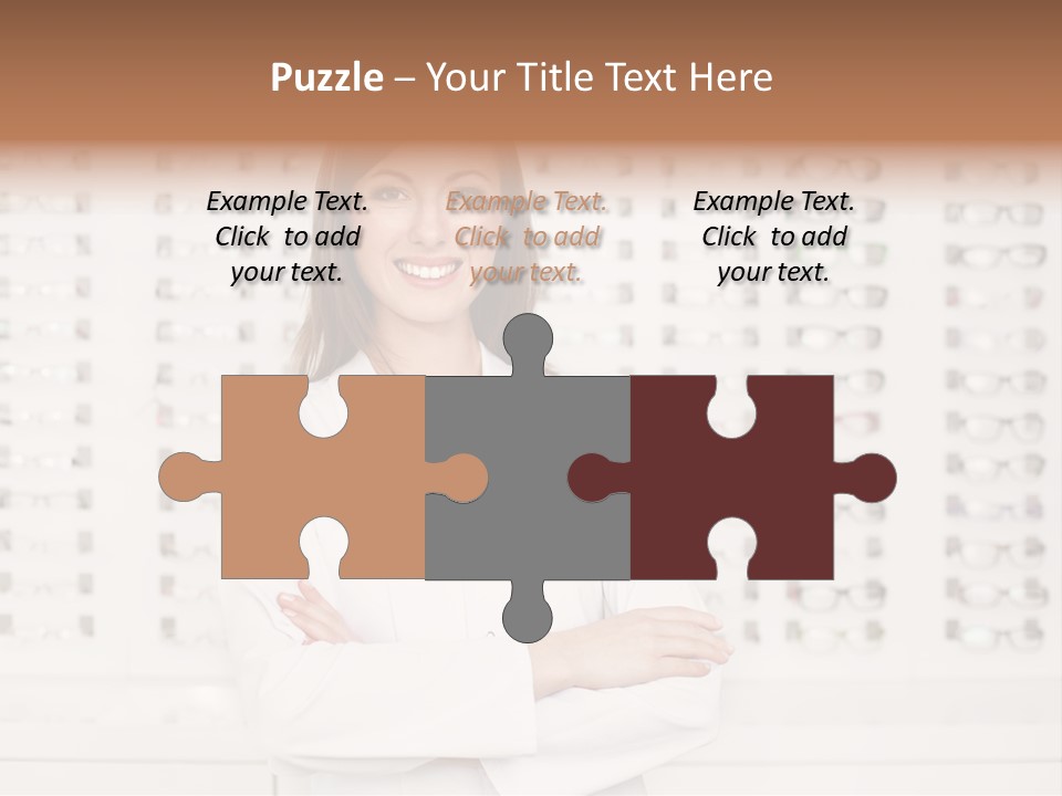 Store Shop Caucasian PowerPoint Template