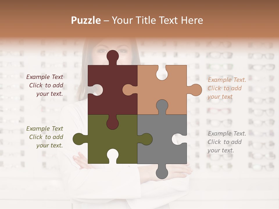 Store Shop Caucasian PowerPoint Template