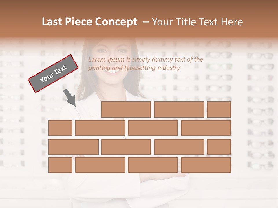 Store Shop Caucasian PowerPoint Template