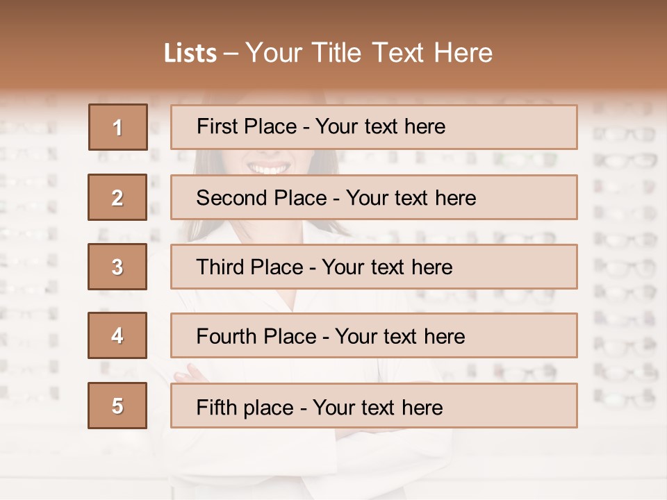 Store Shop Caucasian PowerPoint Template