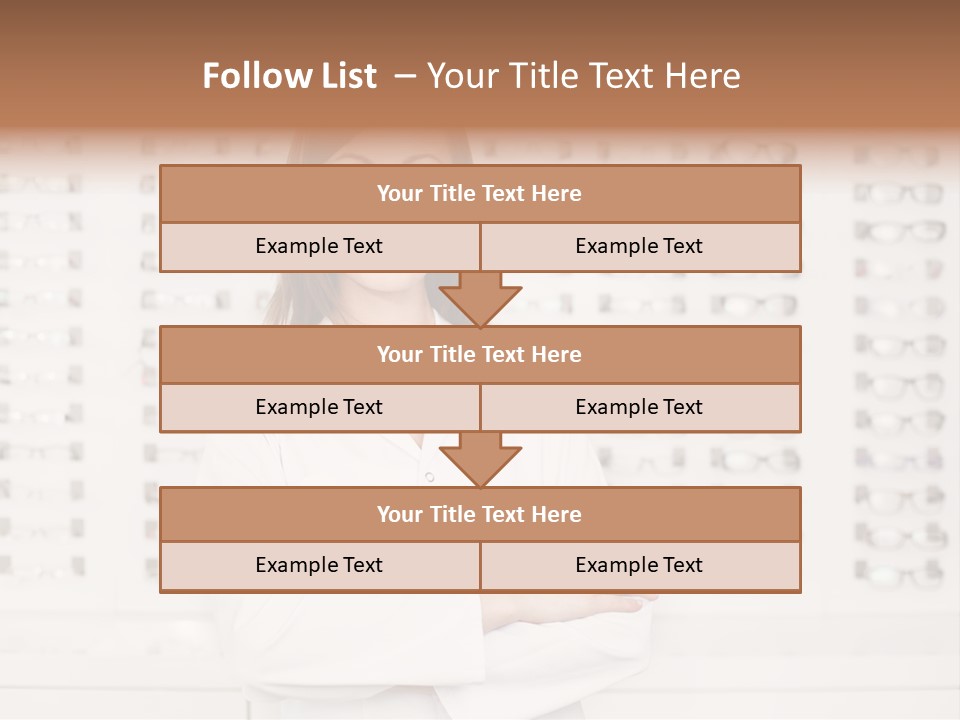 Store Shop Caucasian PowerPoint Template