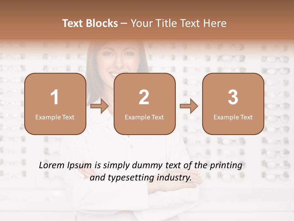 Store Shop Caucasian PowerPoint Template