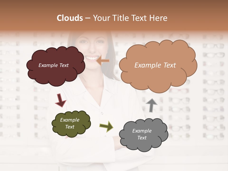 Store Shop Caucasian PowerPoint Template