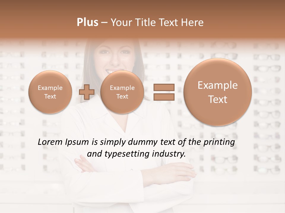 Store Shop Caucasian PowerPoint Template
