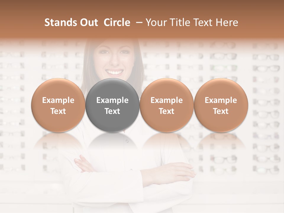 Store Shop Caucasian PowerPoint Template