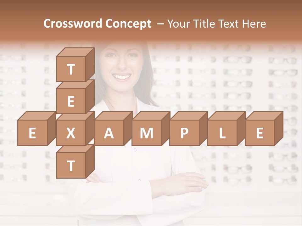 Store Shop Caucasian PowerPoint Template