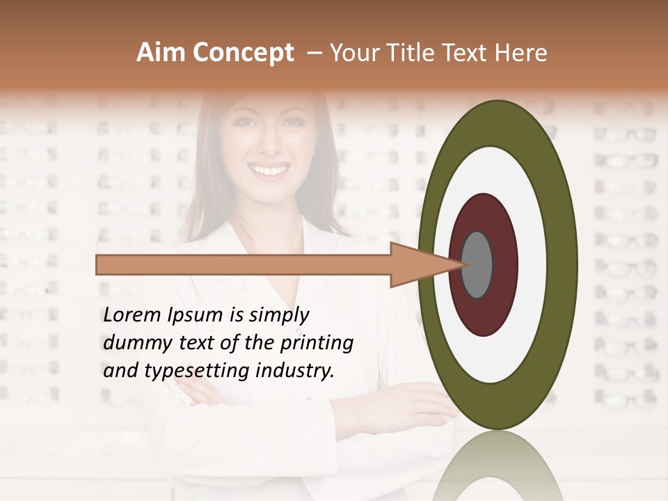 Store Shop Caucasian PowerPoint Template