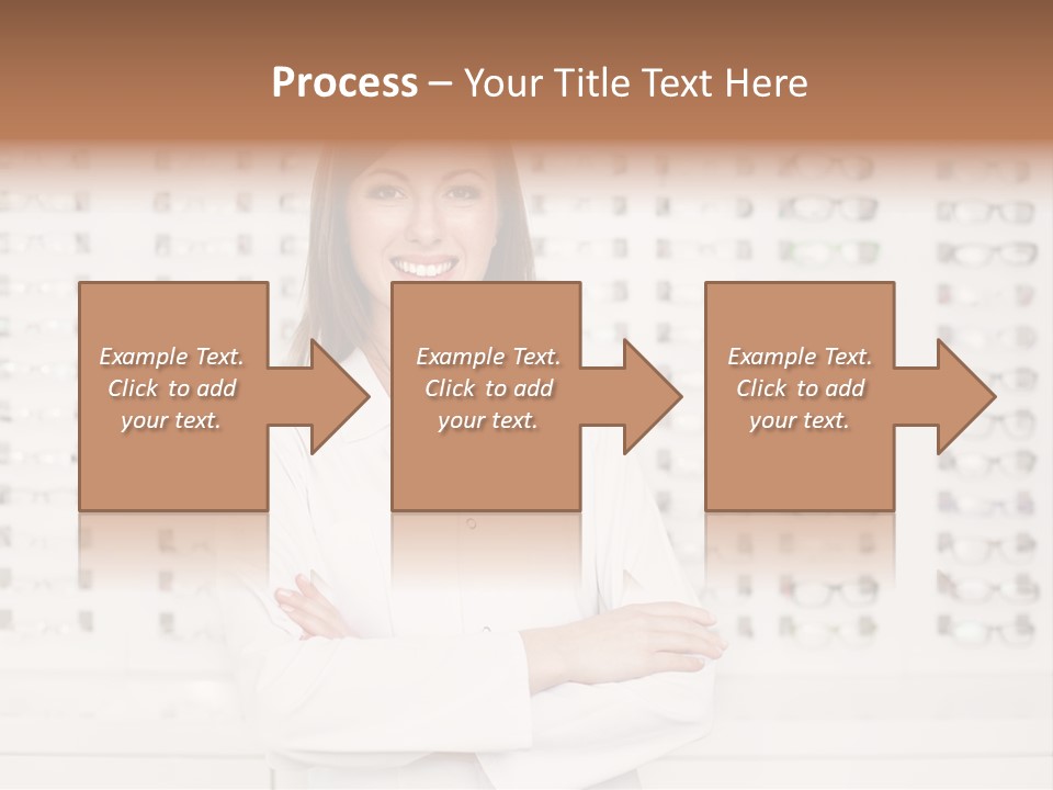 Store Shop Caucasian PowerPoint Template