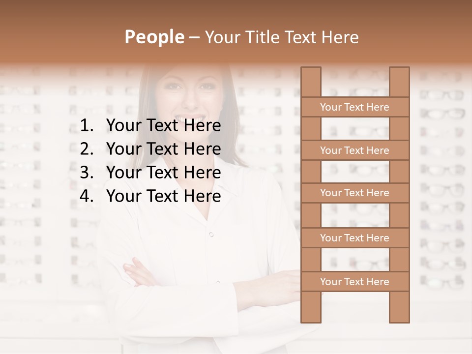 Store Shop Caucasian PowerPoint Template