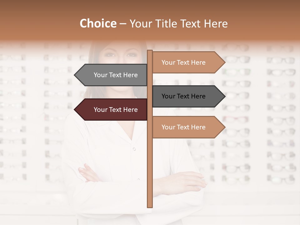 Store Shop Caucasian PowerPoint Template