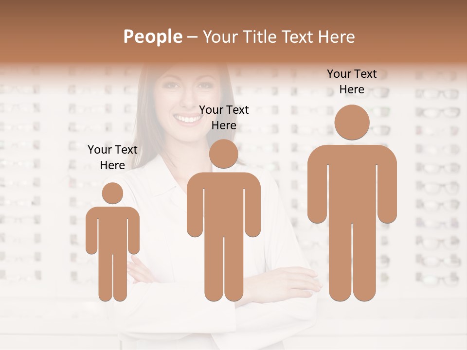 Store Shop Caucasian PowerPoint Template