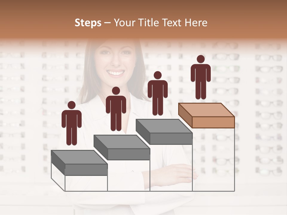 Store Shop Caucasian PowerPoint Template