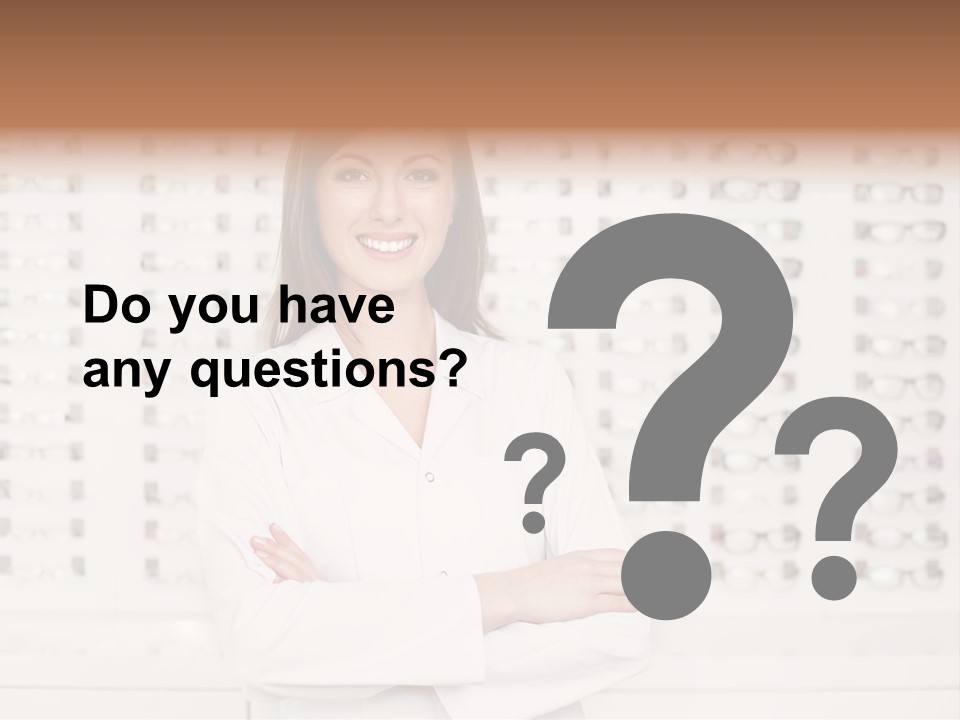 Store Shop Caucasian PowerPoint Template