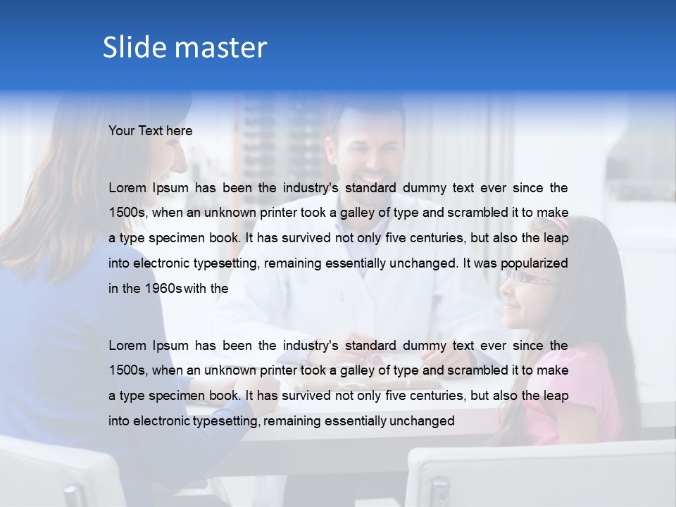Adult Optical Vision PowerPoint Template