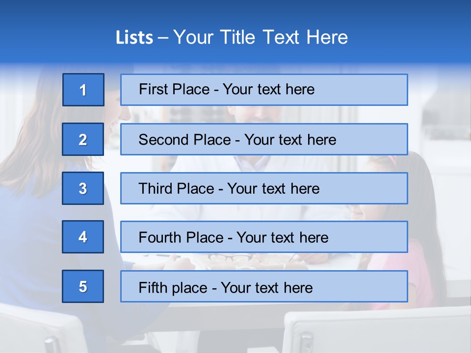 Adult Optical Vision PowerPoint Template