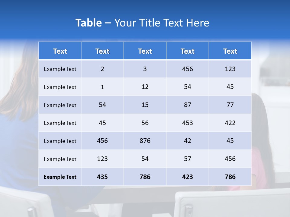 Adult Optical Vision PowerPoint Template