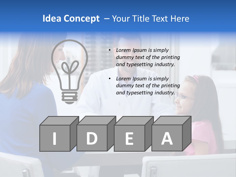 Adult Optical Vision PowerPoint Template