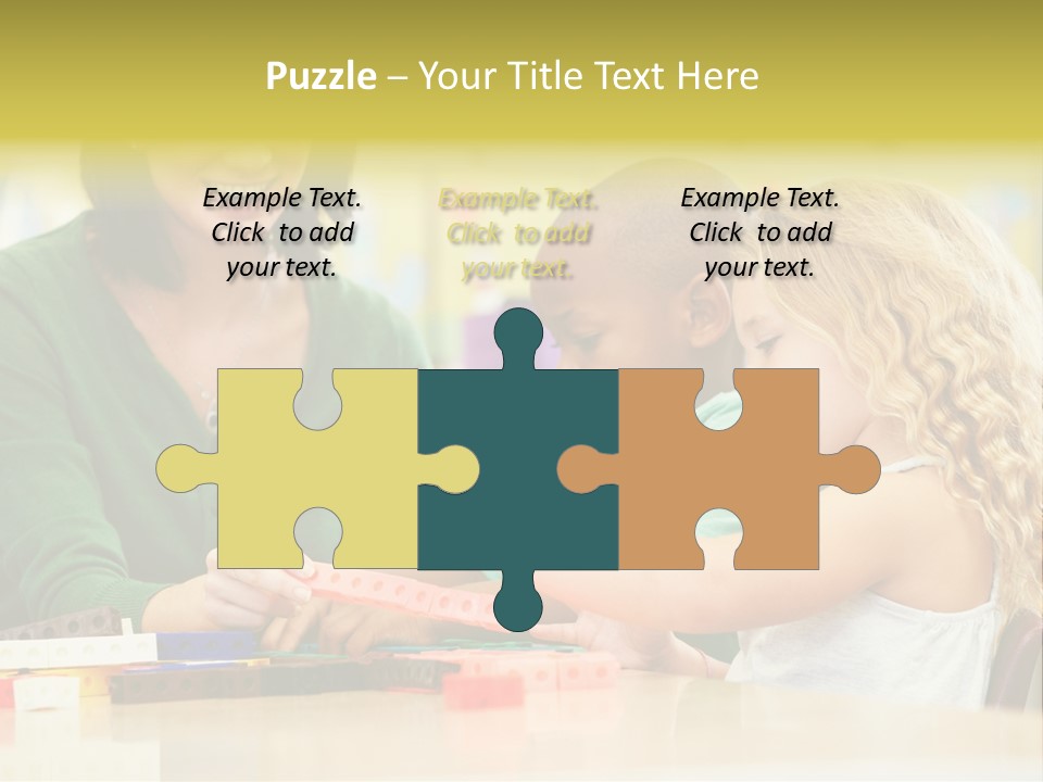 Schoolchildren Education Children PowerPoint Template
