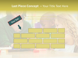 Schoolchildren Education Children PowerPoint Template