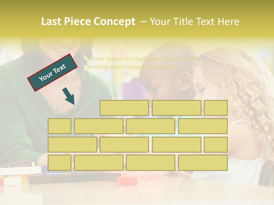 Schoolchildren Education Children PowerPoint Template