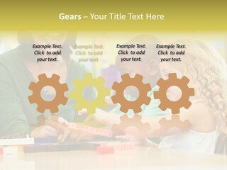 Schoolchildren Education Children PowerPoint Template