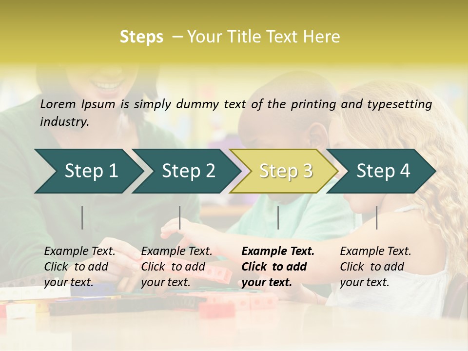 Schoolchildren Education Children PowerPoint Template