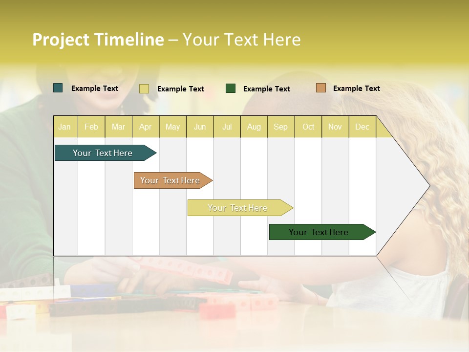 Schoolchildren Education Children PowerPoint Template