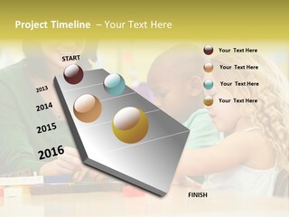 Schoolchildren Education Children PowerPoint Template