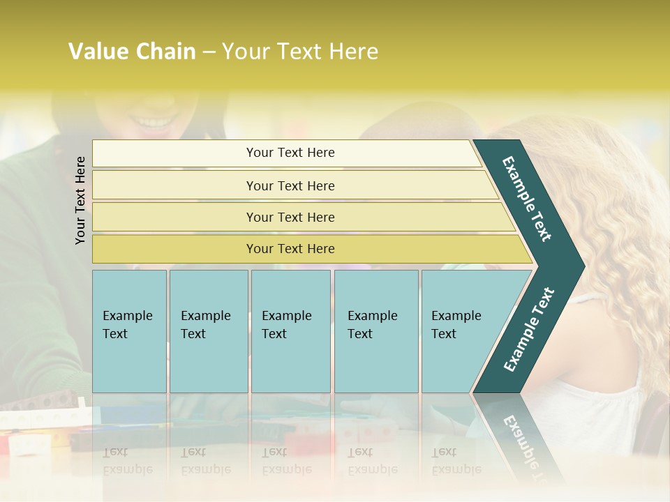 Schoolchildren Education Children PowerPoint Template