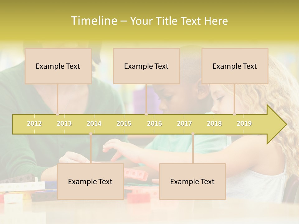 Schoolchildren Education Children PowerPoint Template