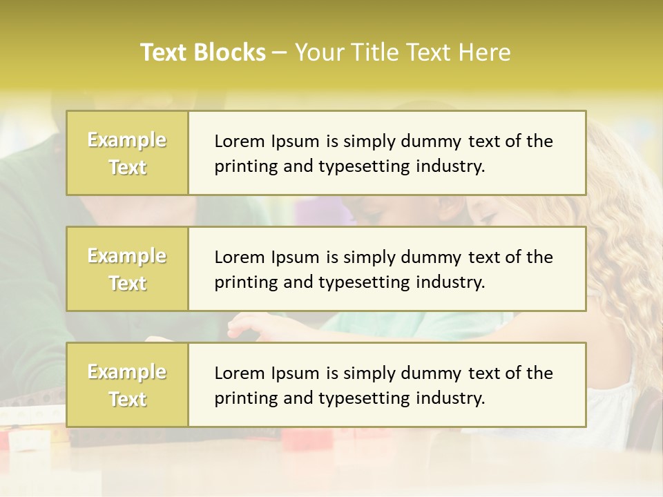 Schoolchildren Education Children PowerPoint Template